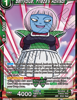 Berryblue, Frieza s Advisor (Uncommon) [BT13-080] For Discount