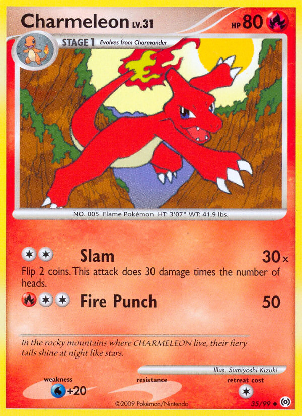 Charmeleon (35 99) [Platinum: Arceus] Online Sale