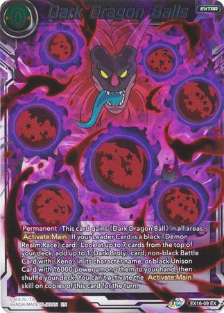 Dark Dragon Balls [EX16-09] on Sale