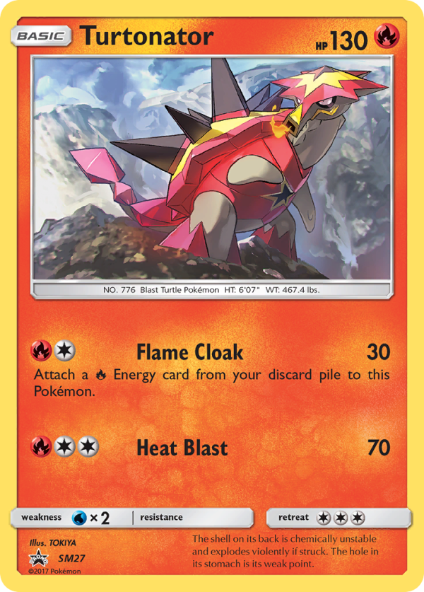 Turtonator (SM27) [Sun & Moon: Black Star Promos] Fashion