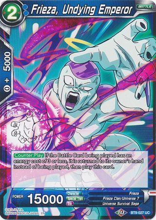 Frieza, Undying Emperor [BT9-027] Online now