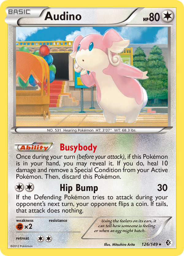 Audino (126 149) [Black & White: Boundaries Crossed] For Sale