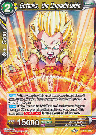 Gotenks, the Unpredictable [BT8-078] Hot on Sale